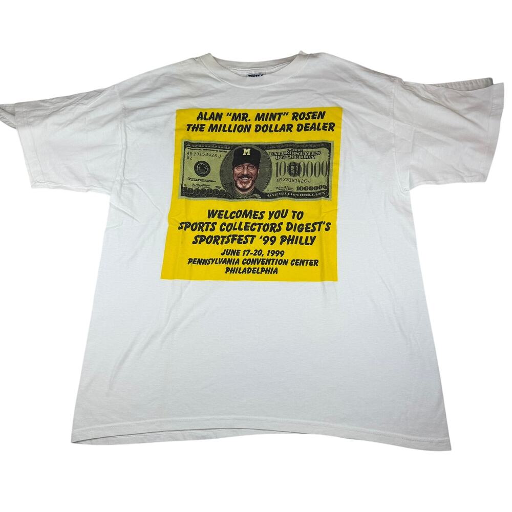 Vintage 1999 Alan Mr. Mint Rosen Sportsfest Tee XL